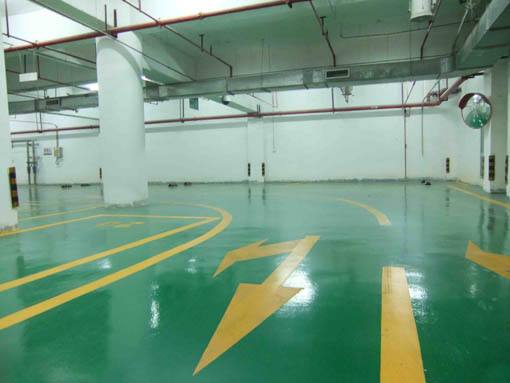 停車場地坪漆施工工藝中對(duì)顏色的理解